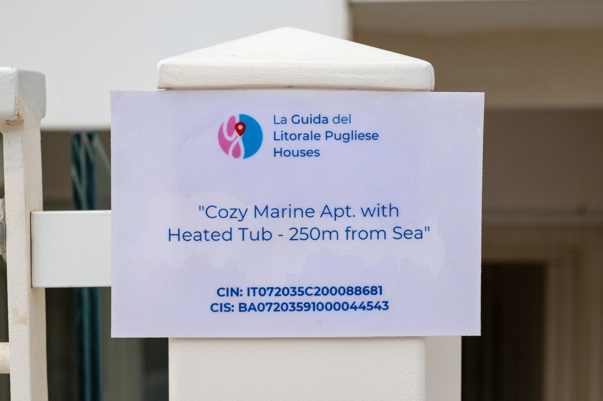 Cozy Marine Apt With Jacuzzi - 250Mt From Sea Polignano a Mare Zewnętrze zdjęcie